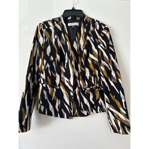 Kasper Blazer Size‎ 6 Abstract Print Career Office Party Jacket